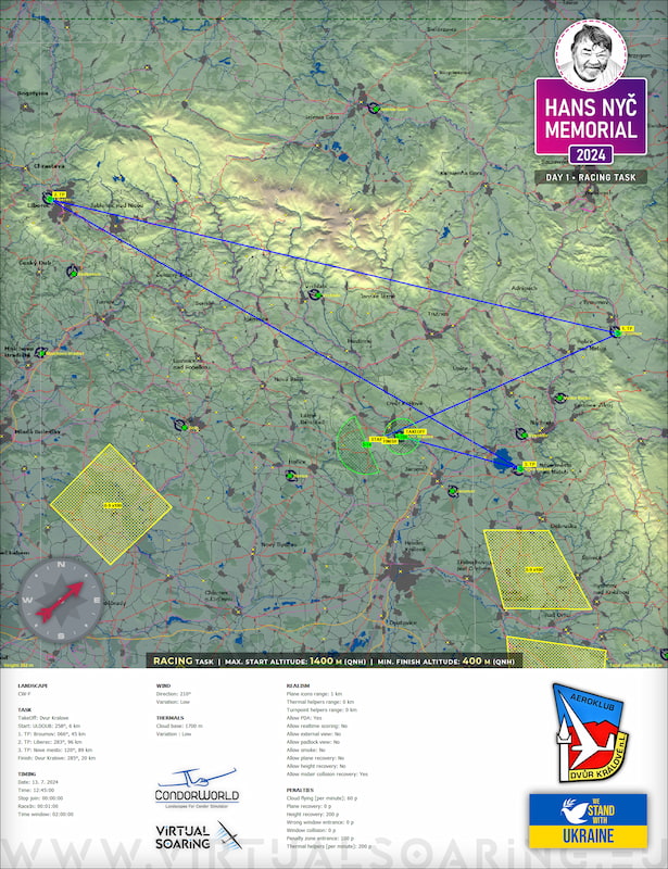 Briefing Map / Hans Nyč Memorial 2024
