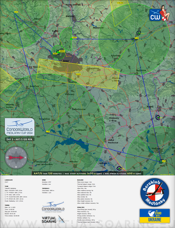 Briefing Map / CondorWorld Medlánky Cup 2024