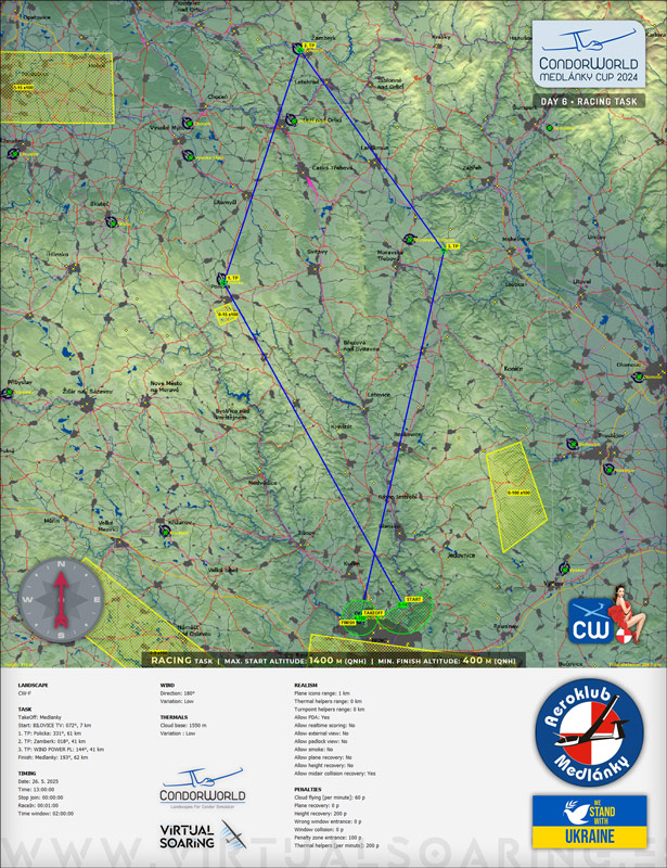 Briefing Map / CondorWorld Medlánky Cup 2024