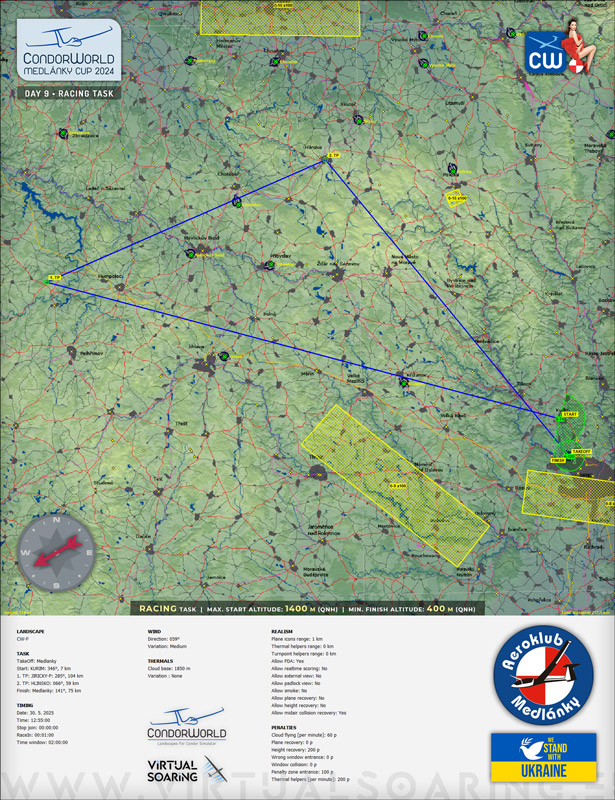 Briefing Map / CondorWorld Medlánky Cup 2024