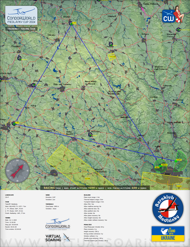 Briefing Map / CondorWorld Medlánky Cup 2024