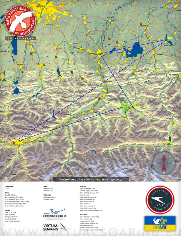 Briefing Map / Raven Competition 2024